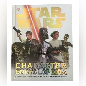 🎉2/$15 ‘STAR WARS CHARACTER ENCYCLOPEDIA’ HARDCOVER BOOK COLLECTIBLE